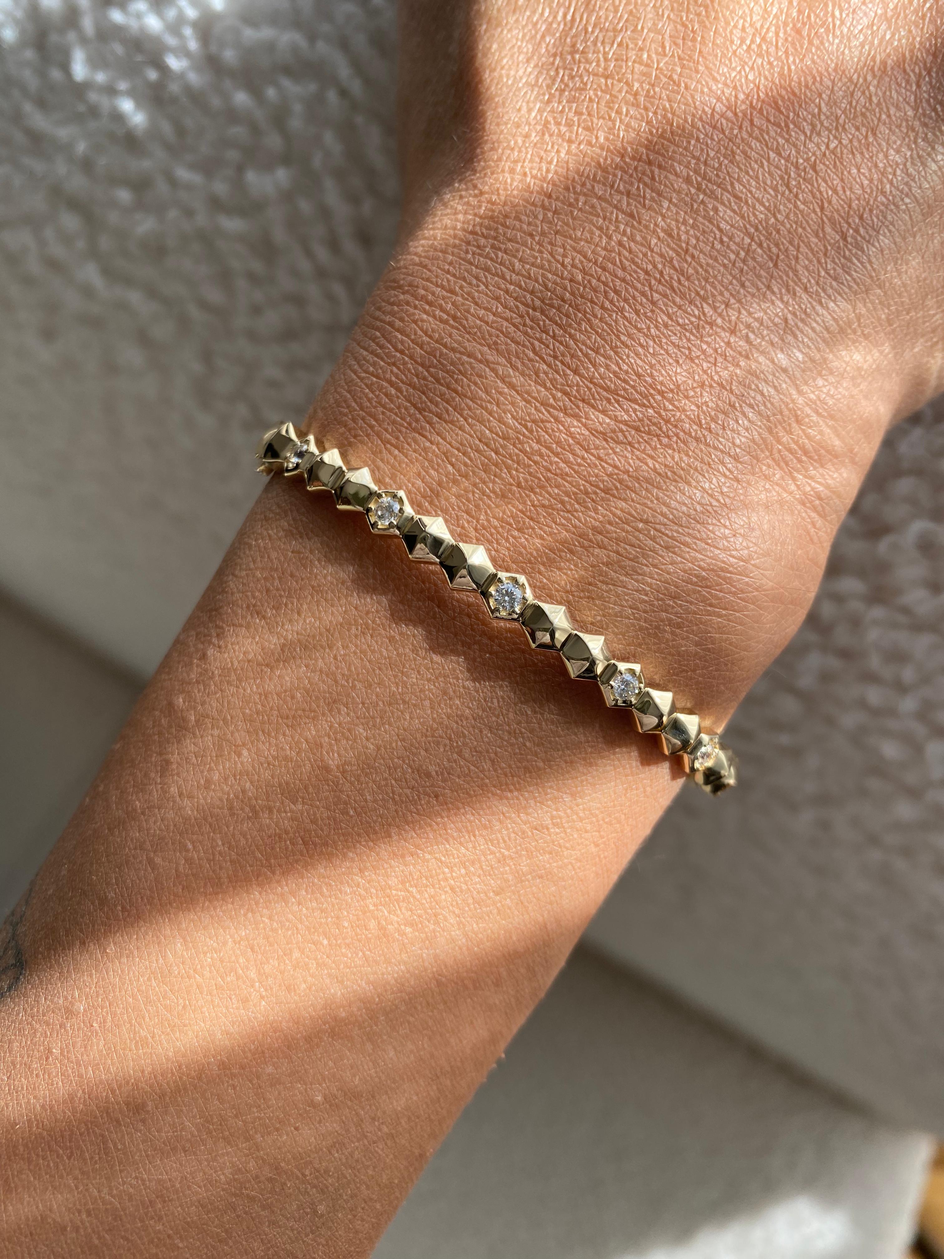 Octagon Bangle
