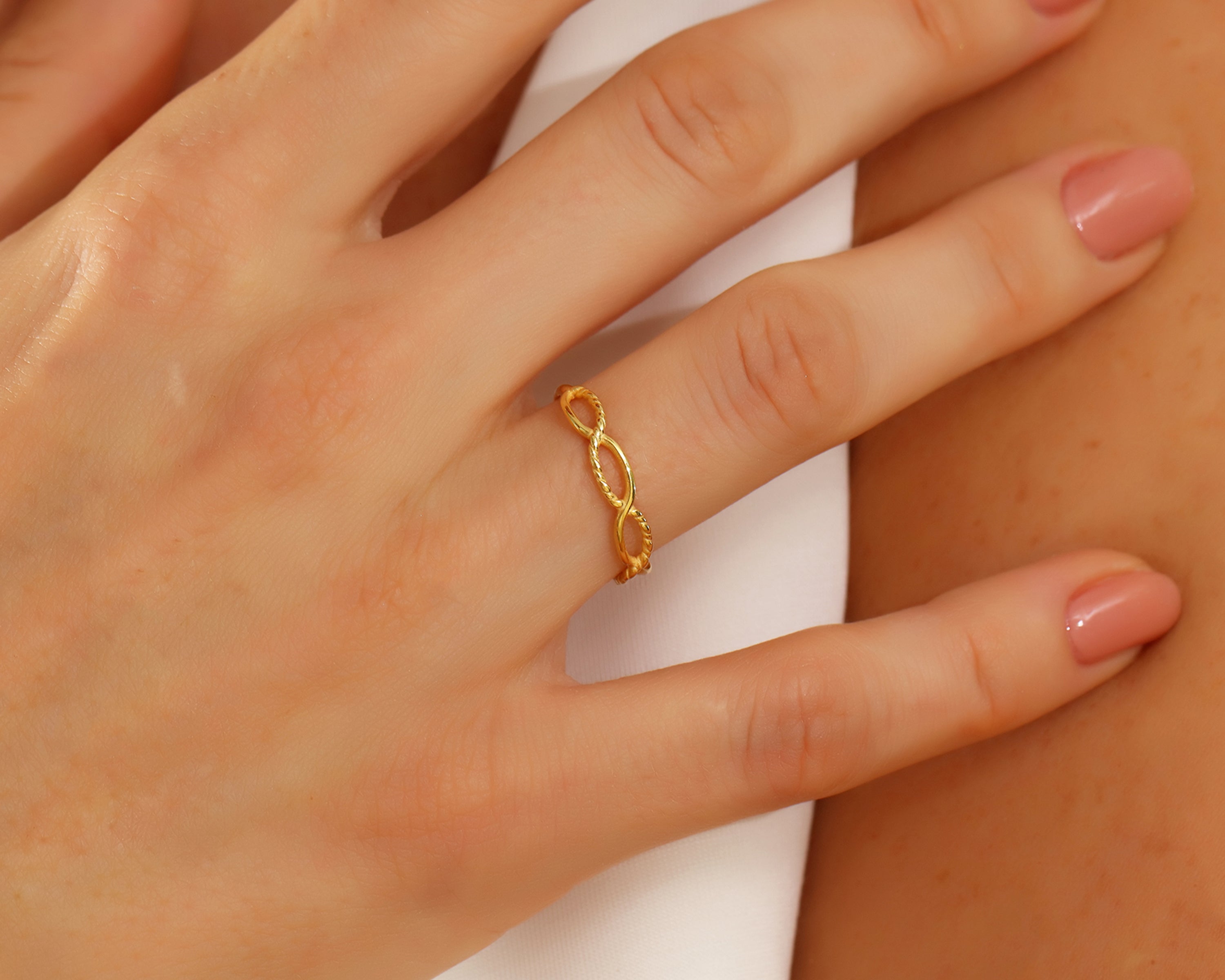 Infinity Twist Ring
