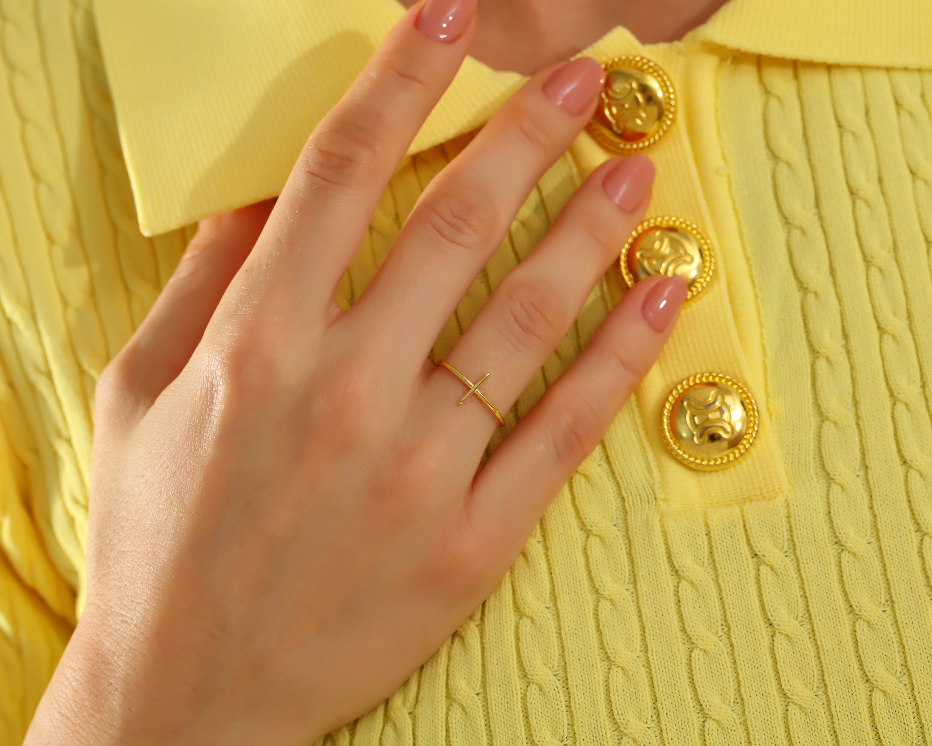 Sideways Cross Ring