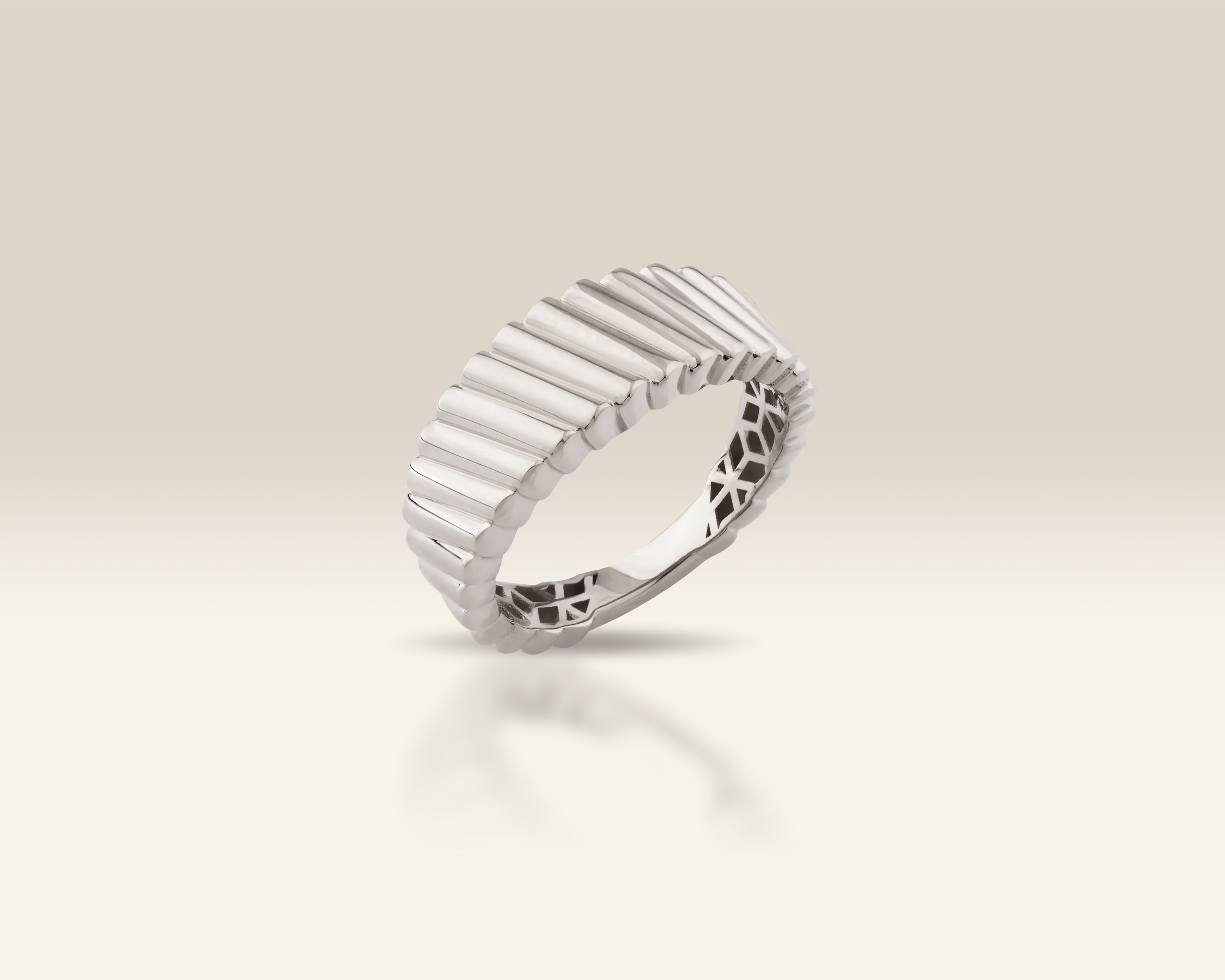 Ribbed Dome Ring