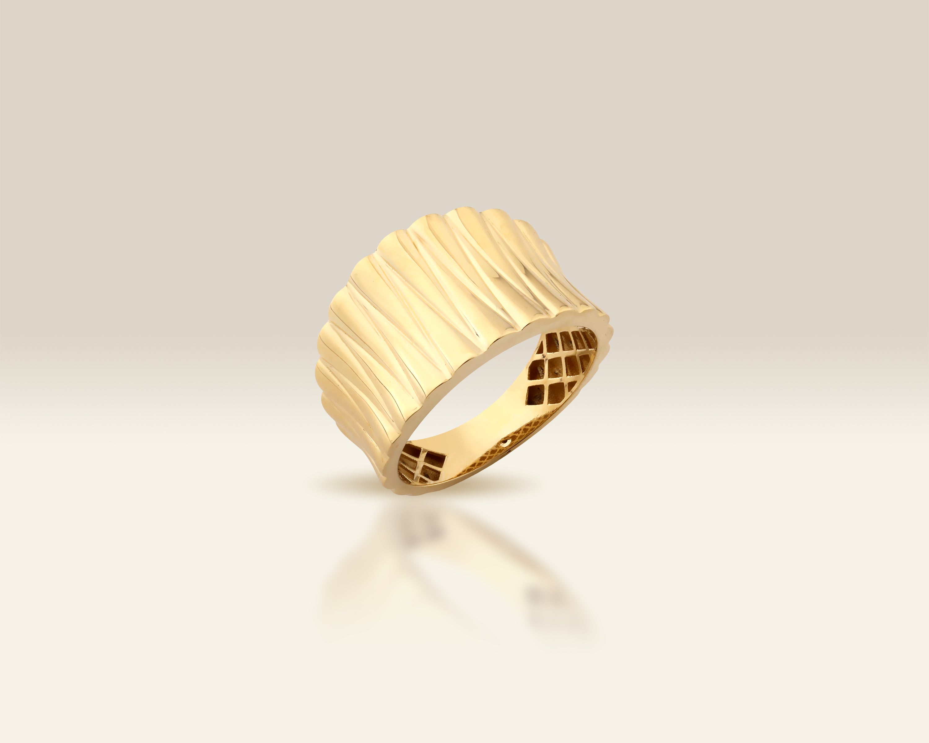 Concave Dome Ring