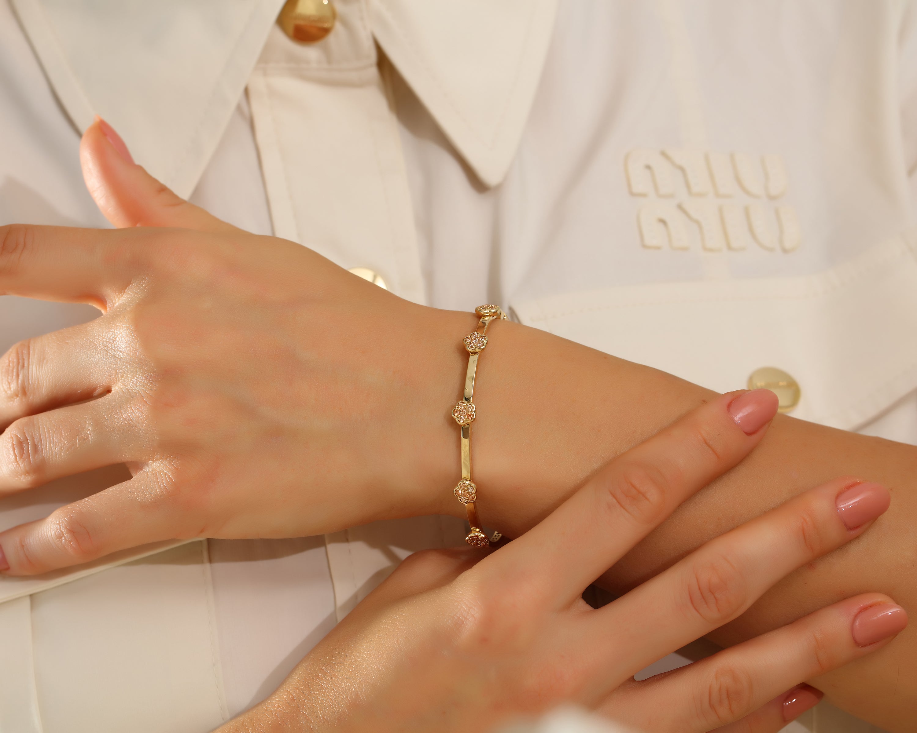 Floral Bangle