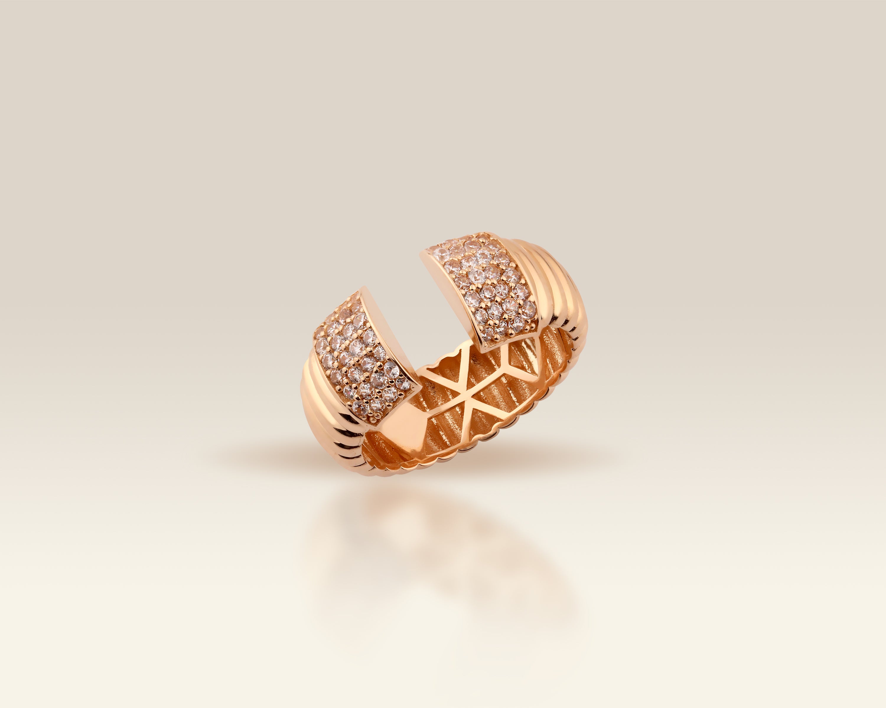 Chunky Open Knuckle Wrap Ring