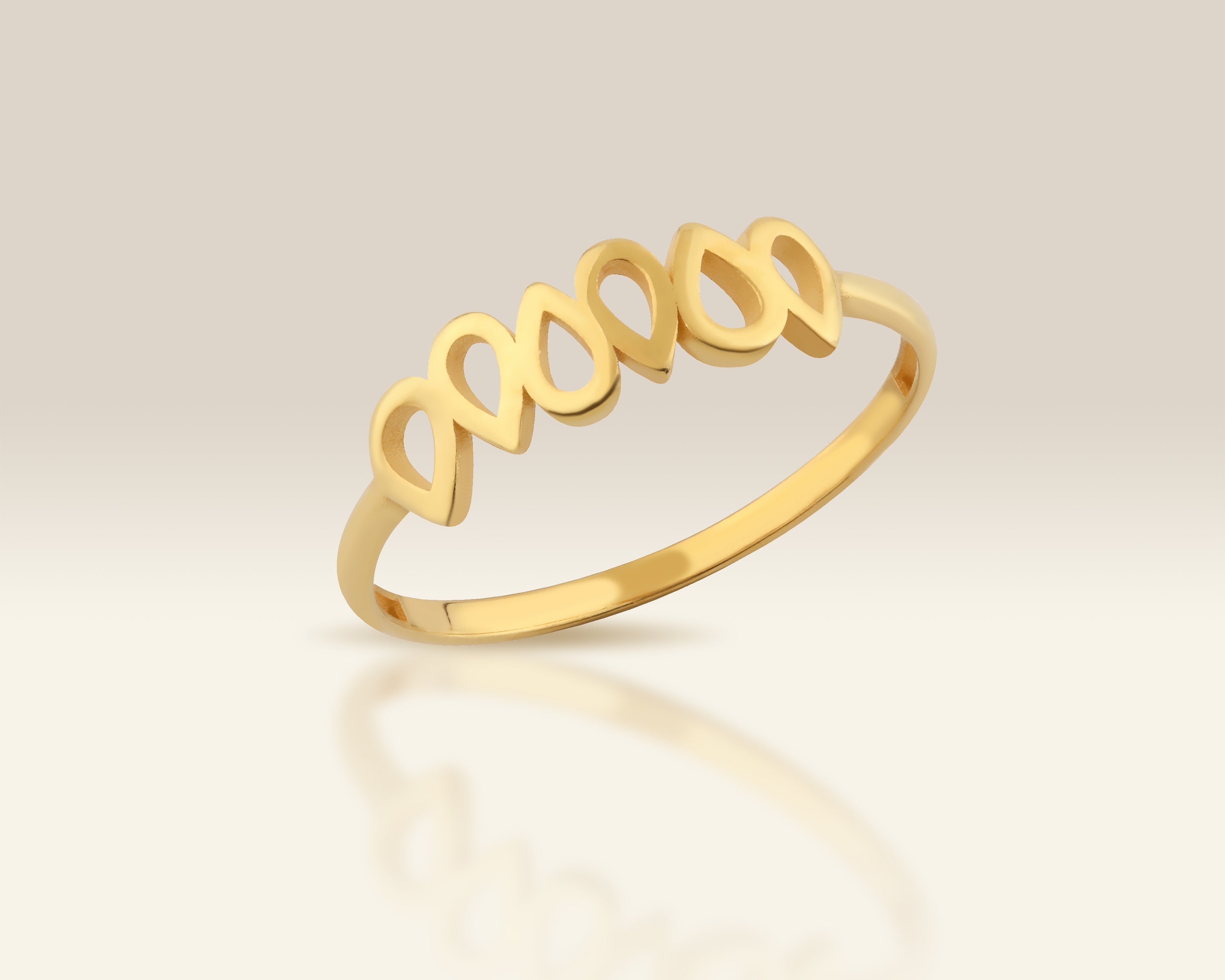 Water Drop Band Ring