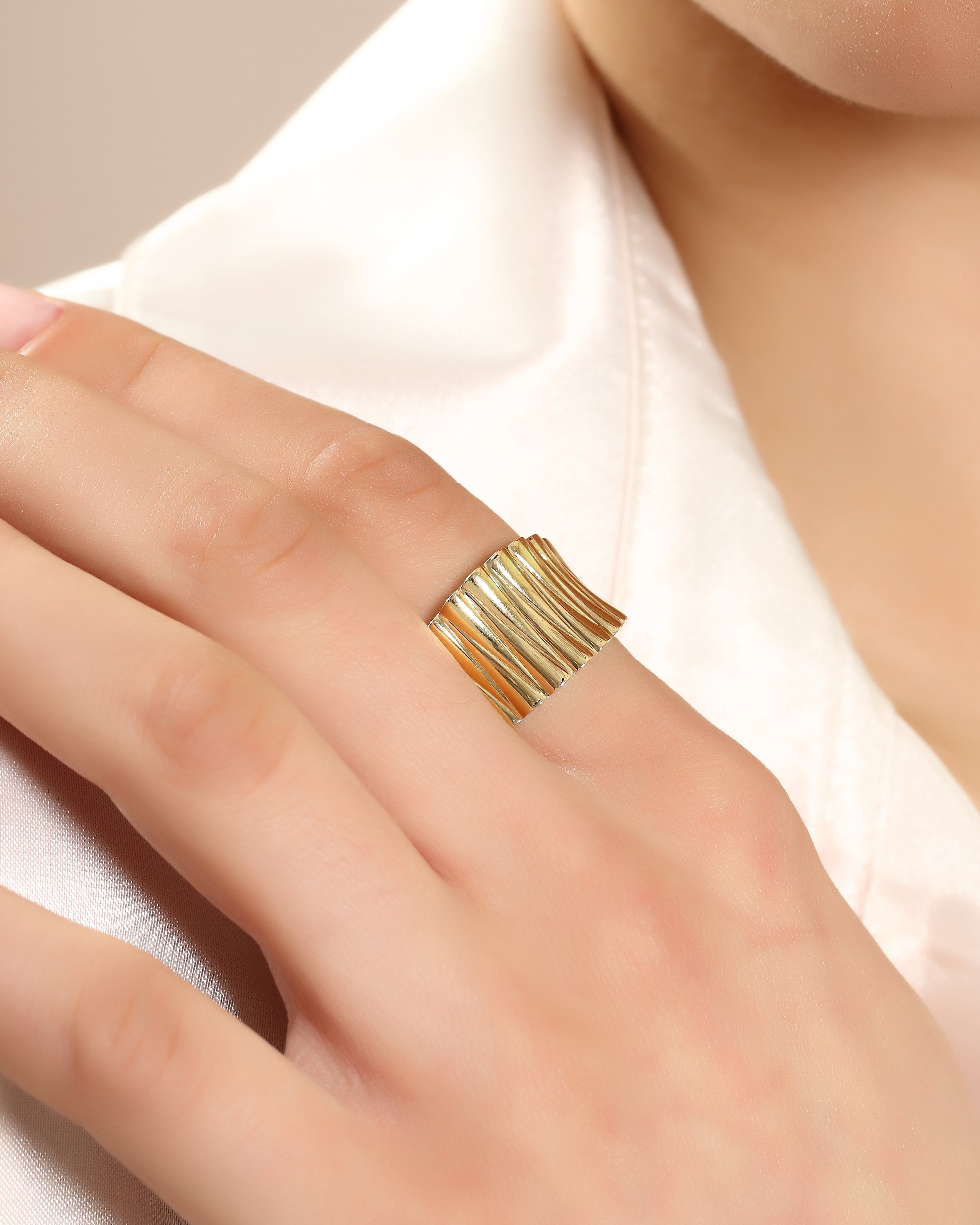 Concave Dome Ring