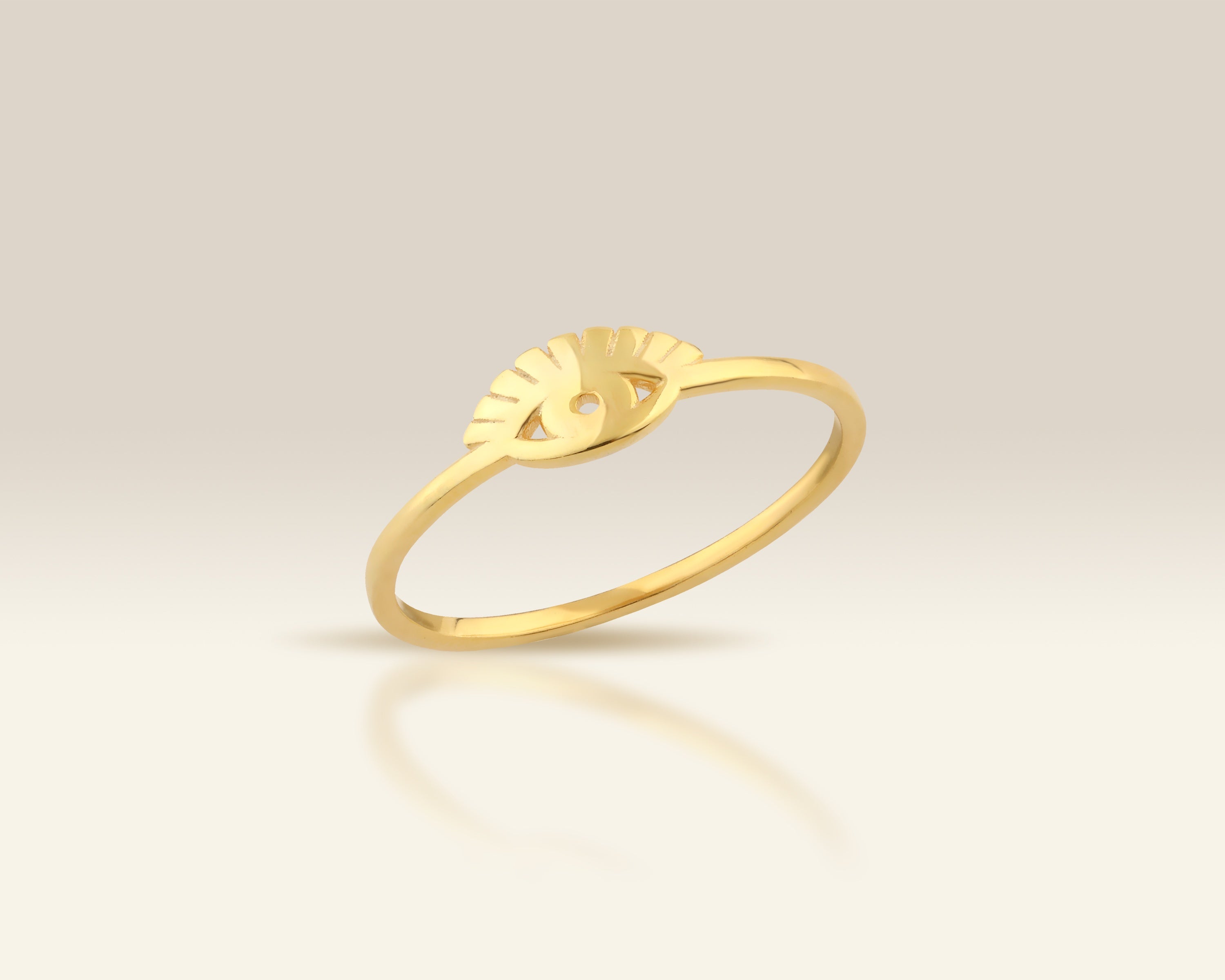 VIECLAT Gold Evil Eye Ring